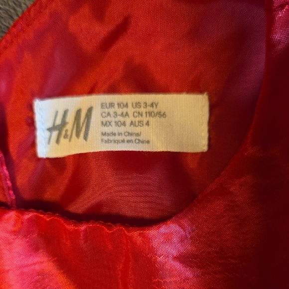 H&M Radiant Scarlet Kids Formal Dress - Picture 4 of 6